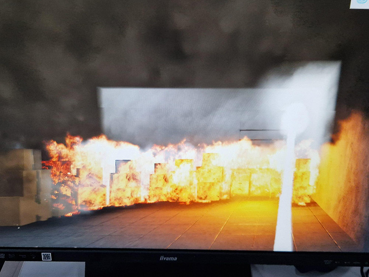 Virtuelles Training der Feuerwehren für die Innenbrandbekämpfung